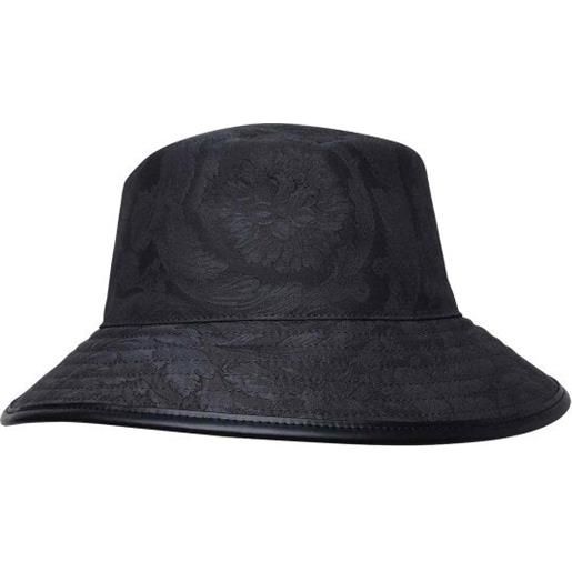 Versace cappello in cotone nero