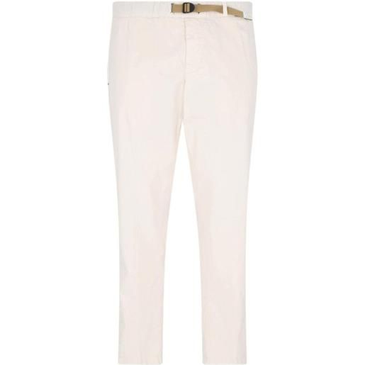 White Sand pantaloni dettaglio cintura