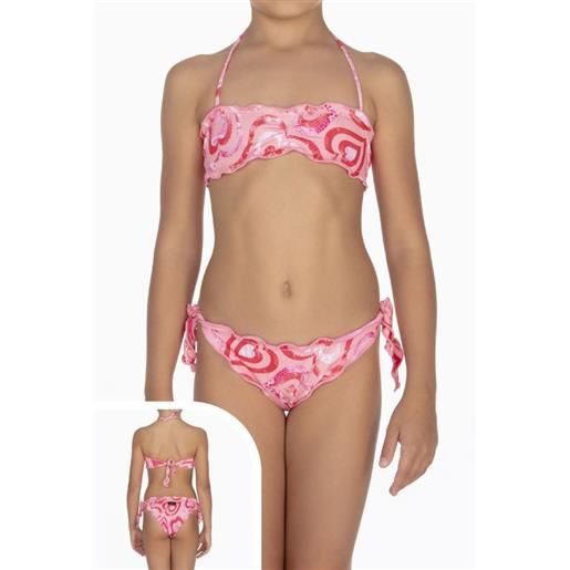EFFEK bikini fascia e slip nodi regolabili