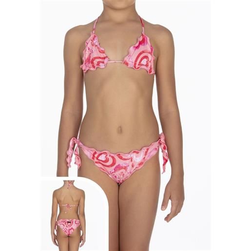 EFFEK bikini triangolo e slip nodi regolabili