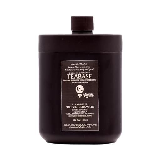Tecna teabase aromatherapy purifying shampoo 1000ml - shampoo per capelli e cute grassa