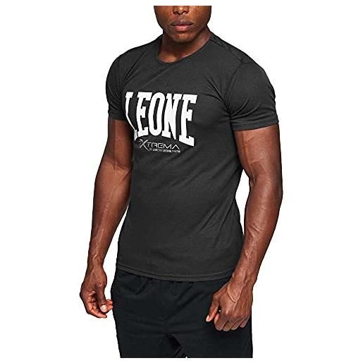 Leone 1947, t-shirt uomo logo nero
