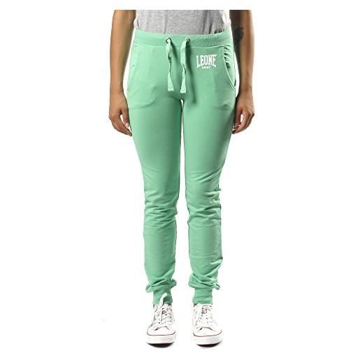 LEONE 1947 apparel never out stock, pantalone donna, verde, m