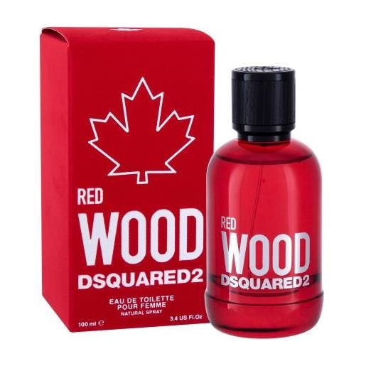 Dsquared2 red wood 100 ml eau de toilette per donna