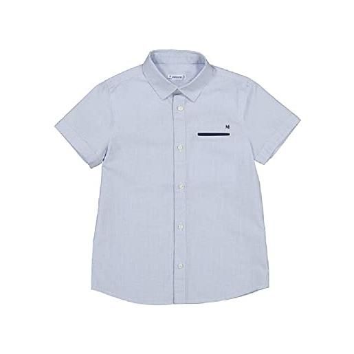 Mayoral camicia m/c tailoring per bambini e ragazzi cielo 4 anni (104cm)