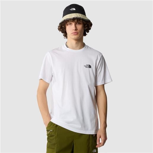 The North Face t-shirt simple dome white da uomo