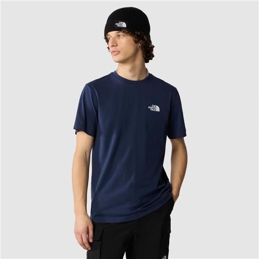 The North Face t-shirt simple dome summit navy da uomo
