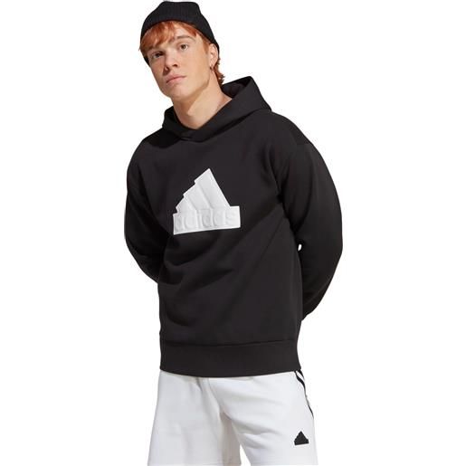 Adidas future icons badge of sport hoodie felpa con cappuccio uomo