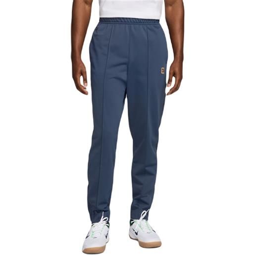 Nike pantaloni da tennis da uomo Nike court heritage suit pant - thunder blue