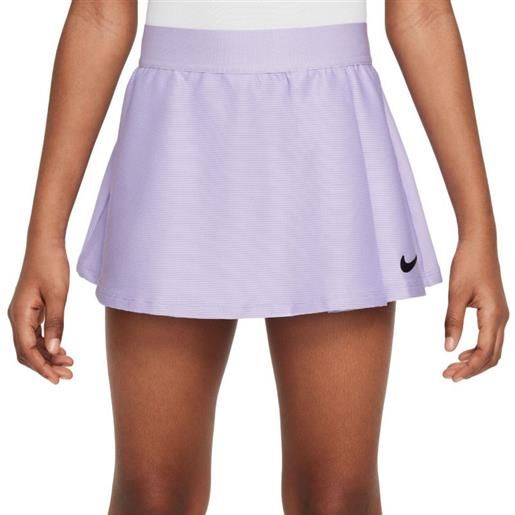 Nike gonnellina per ragazze Nike girls court dri-fit victory flouncy skirt - hydrangeas/black