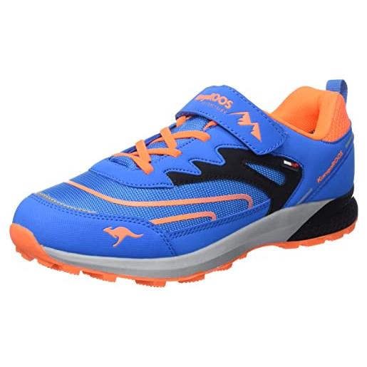 KangaROOS k-hk teak low ev rtx, scarpe da escursionismo uomo, navy arancio, 39 eu