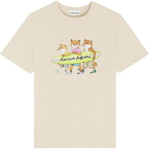 Maison Kitsuné t-shirt foxes