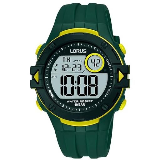 Lorus Orologio da uomo quarzo con cassa in acciaio inox