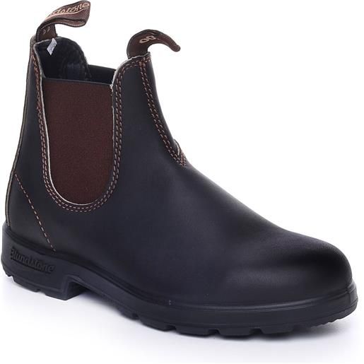 Blundstone 500 boots leather brown
