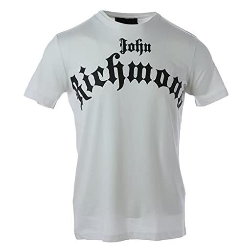 John Richmond t-shirt uomo zibru hma20102ts l bianco