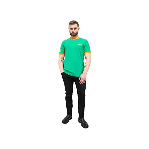 SUN68 t-shirt uomo t33122 verde