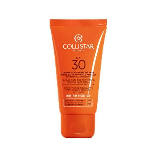 Collistar crema viso abbronzante protezione globale anti-età spf 30 50ml