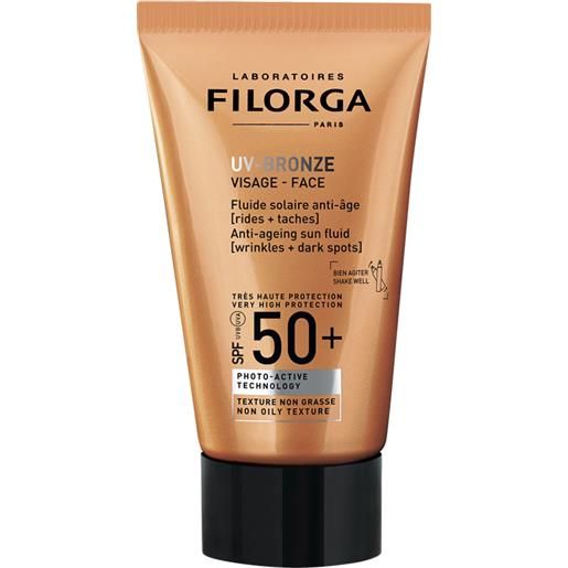 Filorga uv-bronze visage fluido solare anti-età spf 50+ 40 ml