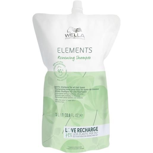 Wella professionals care elements renewing shampoo ricarica