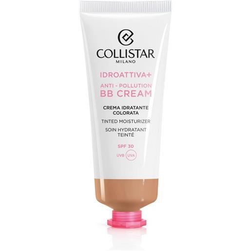 Collistar idroattiva+ anti-pollution bb cream crema idratante colorata spf30 - 3 scuro