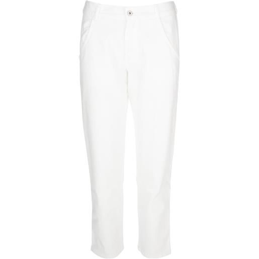 NOUMENO CONCEPT | pantaloni cotone bianco