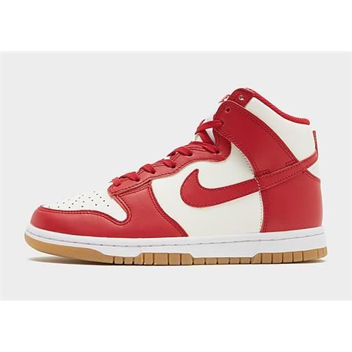 Nike dunk high donna, red