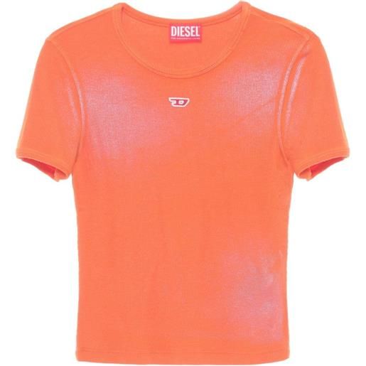 Diesel t-shirt crop t-ele-n1 - arancione