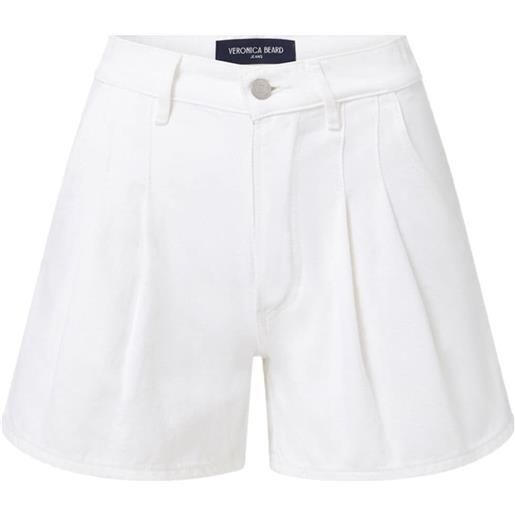 Veronica Beard shorts simpson con pieghe - bianco