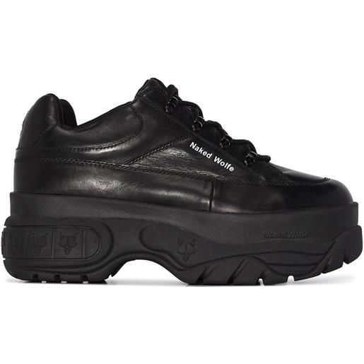 NAKED WOLFE sneakers chunky sporty - nero