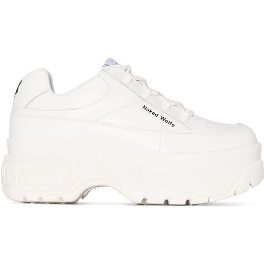 NAKED WOLFE sneakers sporty - bianco