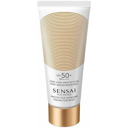 Sensai silky bronze protective suncare cream for body 50+ 150ml