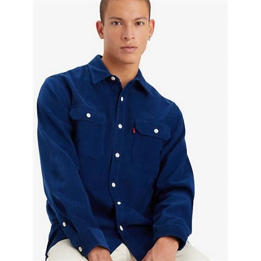 Levi's giacca camicia da lavoro jackson blu / estate blue