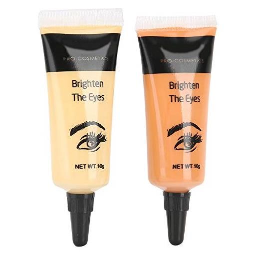 Sonew 2 pezzi professionale crema correttore occhi idratante anti-rughe trattamento occhiaie rimuovi borsa per gli occhi e linee sottili 10 g