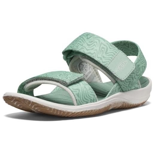 KEEN elle backstrap, sandali con chiusura sul retro, lichen/star white, 29 eu
