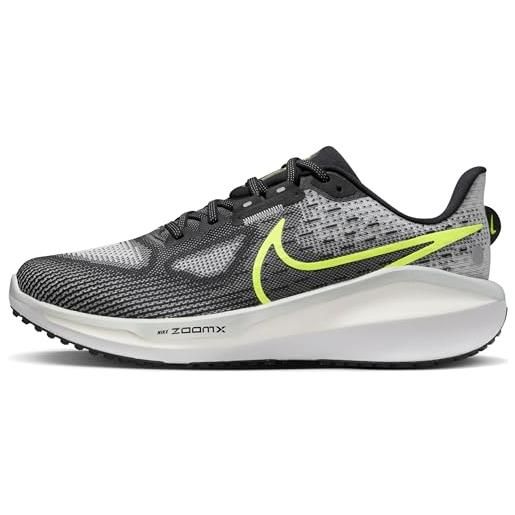 Nike vomero 17, scarpe da corsa uomo, black/volt/lt smoke grey/white, 46 eu