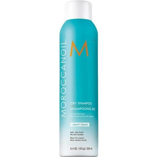Moroccanoil dry shampoo light tones 205ml - shampoo a secco capelli chiari