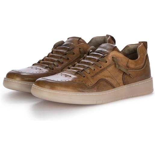 PAWELK'S | sneakers crust cuoio marrone