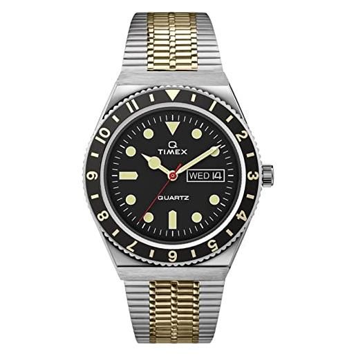 Timex orologio analogico al quarzo uomo con cinturino in acciaio inossidabile tw2v18500