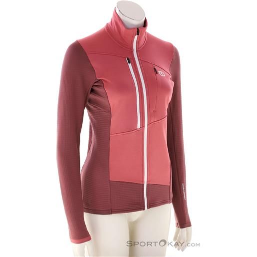 Ortovox fleece grid donna giacca fleece