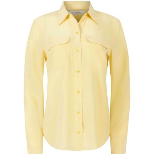 Equipment camicia signature - giallo
