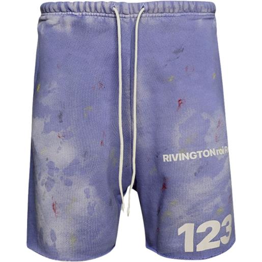 RRR123 shorts gym bag - viola