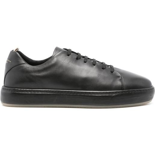 Officine Creative lace-up leather sneakers - nero