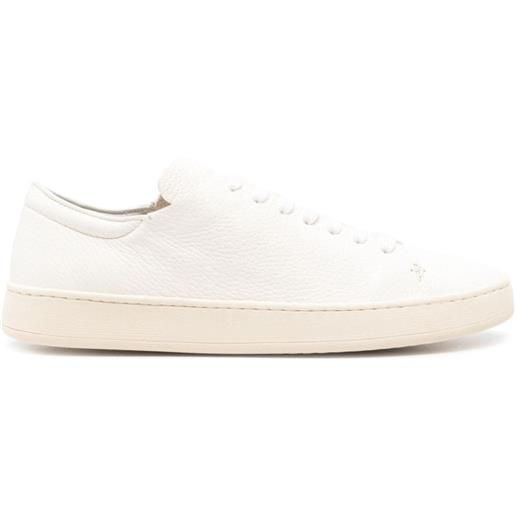 Officine Creative lace-up leather sneakers - bianco