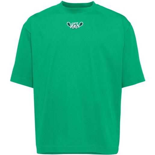 Off-White t-shirt con stampa - verde