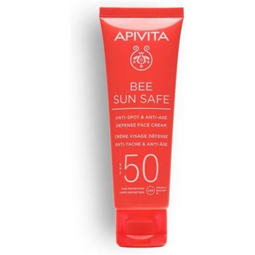 Apivita Sole apivita bee sun safe - anti spot & anti age crema viso spf50, 50ml