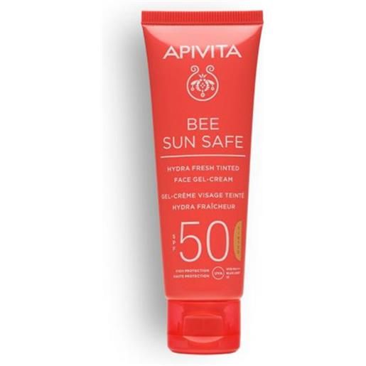 Apivita Sole apivita bee sun safe - hydra fresh crema gel viso colorata spf50, 50ml