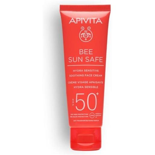 Apivita Sole apivita bee sun safe - hydra sensitive crema viso lenitiva spf50+, 50ml