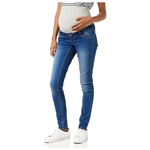 Mamalicious mllola slim jeans noos b. Pantaloni di maternità, blu (blue denim), w32/l32 (taglia produttore: 32) donna
