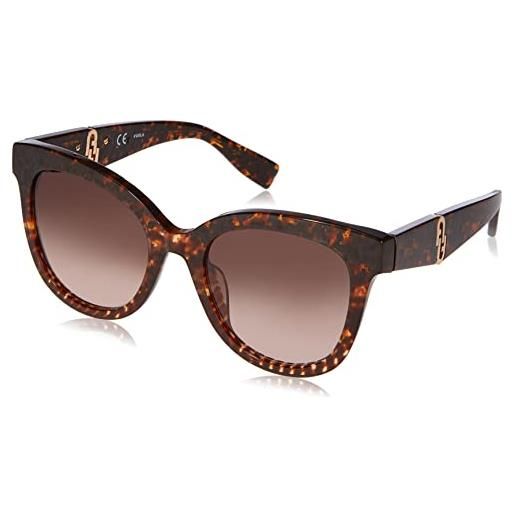 Furla sfu595 0xap sunglasses plastic, standard, 52, marrone, unisex-adulto