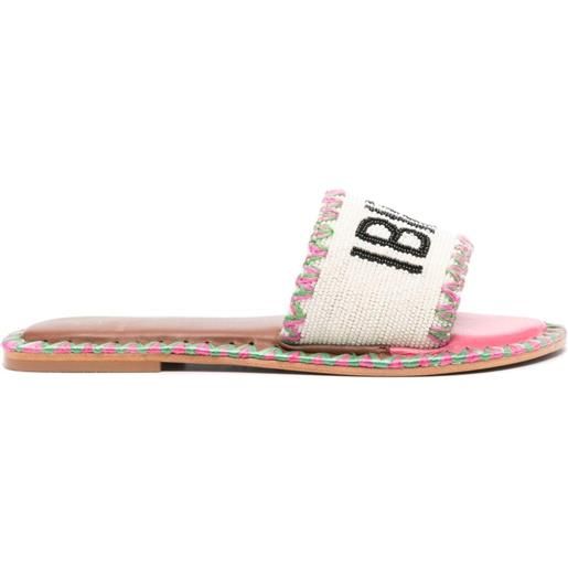 DE SIENA SHOES sandali con decorazione - rosa